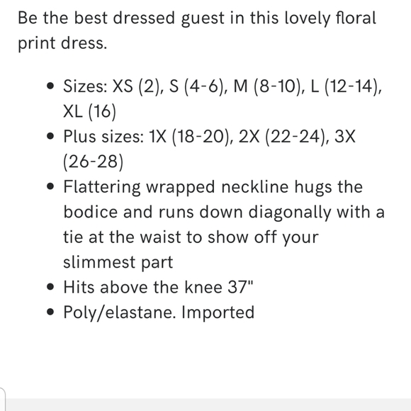 VENUS Floral Print Wrap Dress - Picture 5 of 8